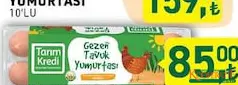 TARIM KREDİ GEZEN TAVUK YUMURTASI 10'LU